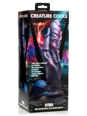 hydra sea monster silicone dildo purple