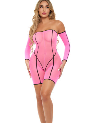 double vision bodysuit set pink double vision bodysuit set pink