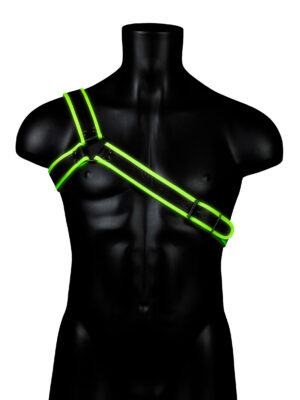 gladiator harness small/medium glow in the dark