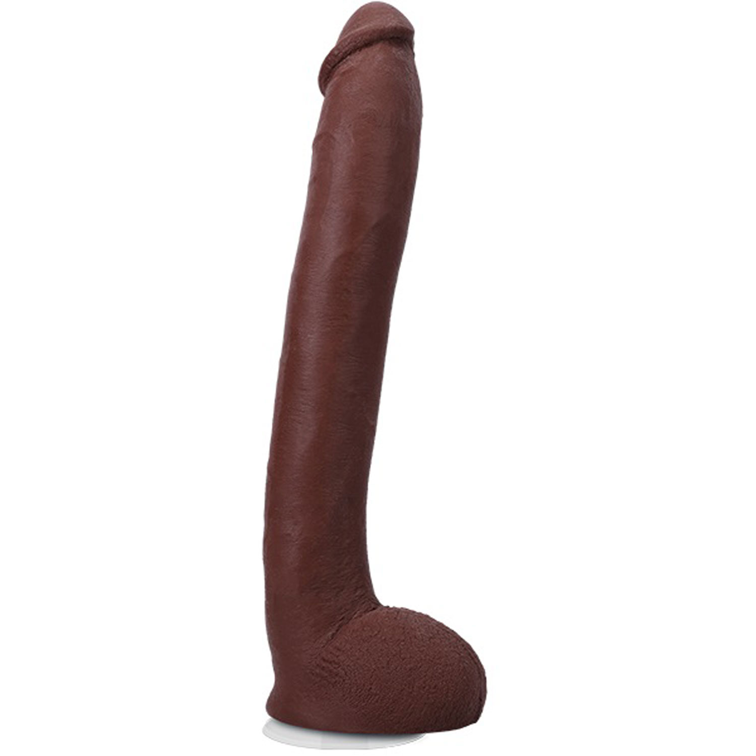 signature cocks hollywood cash 11" cock with removable vac u lock suction cup chocolate