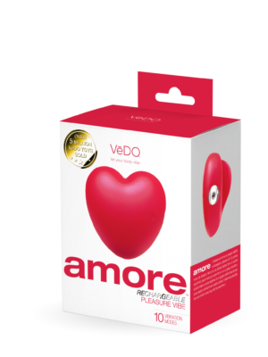 amore rechargeable pleasure vibe red