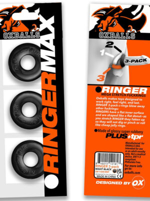 ringer max 3 pack black ringer max 3 pack black