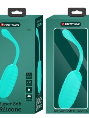 kirk rechargeable vibrating egg turquoise