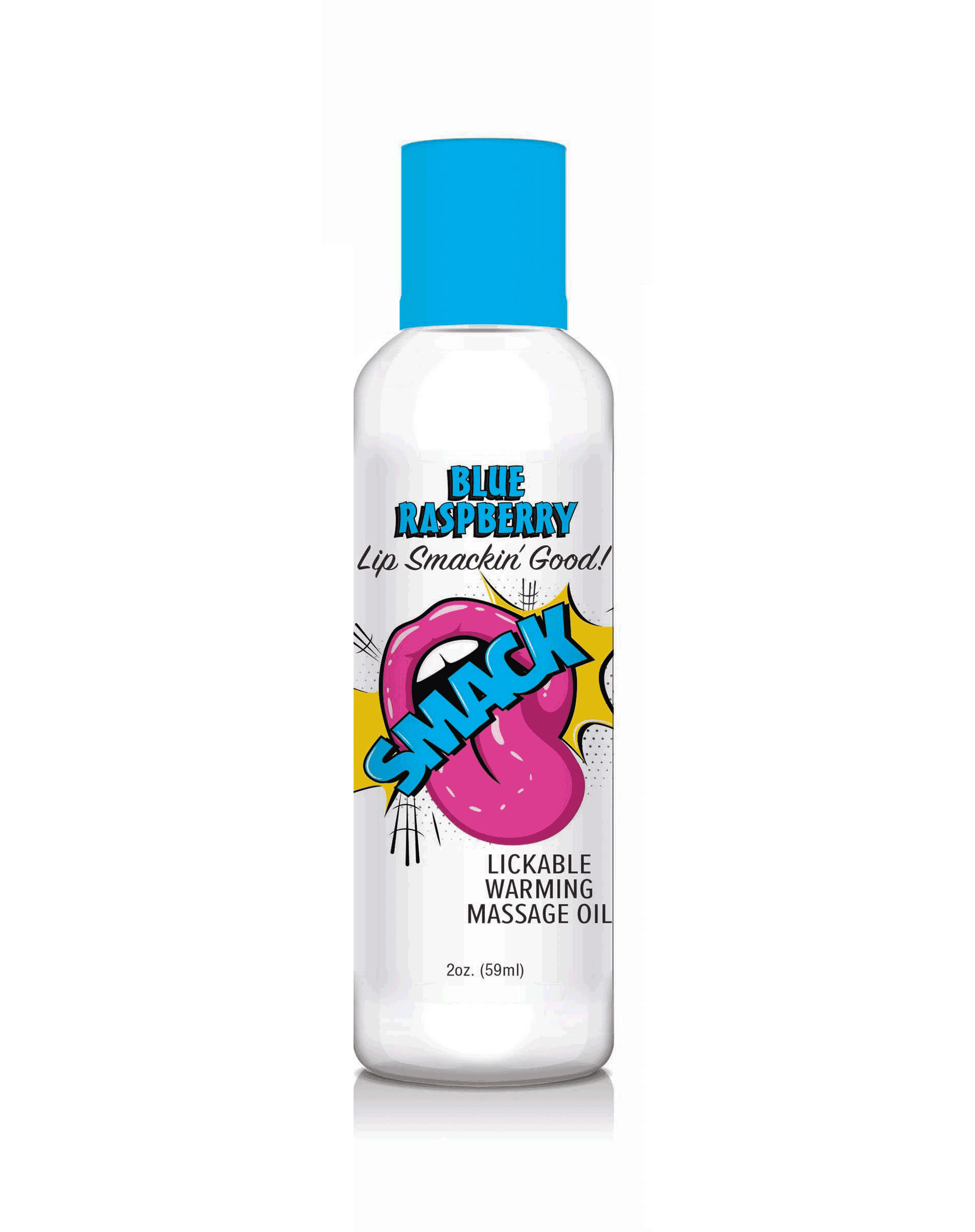 smack warming and lickable massage oil blue raspberry 2 oz smack warming and lickable massage oil blue raspberry 2 oz
