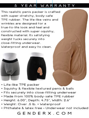4 inch silicone packer medium