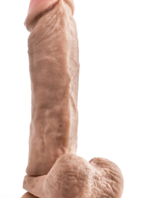 dr. skin mr. magic 9 inch dildo with balls beige