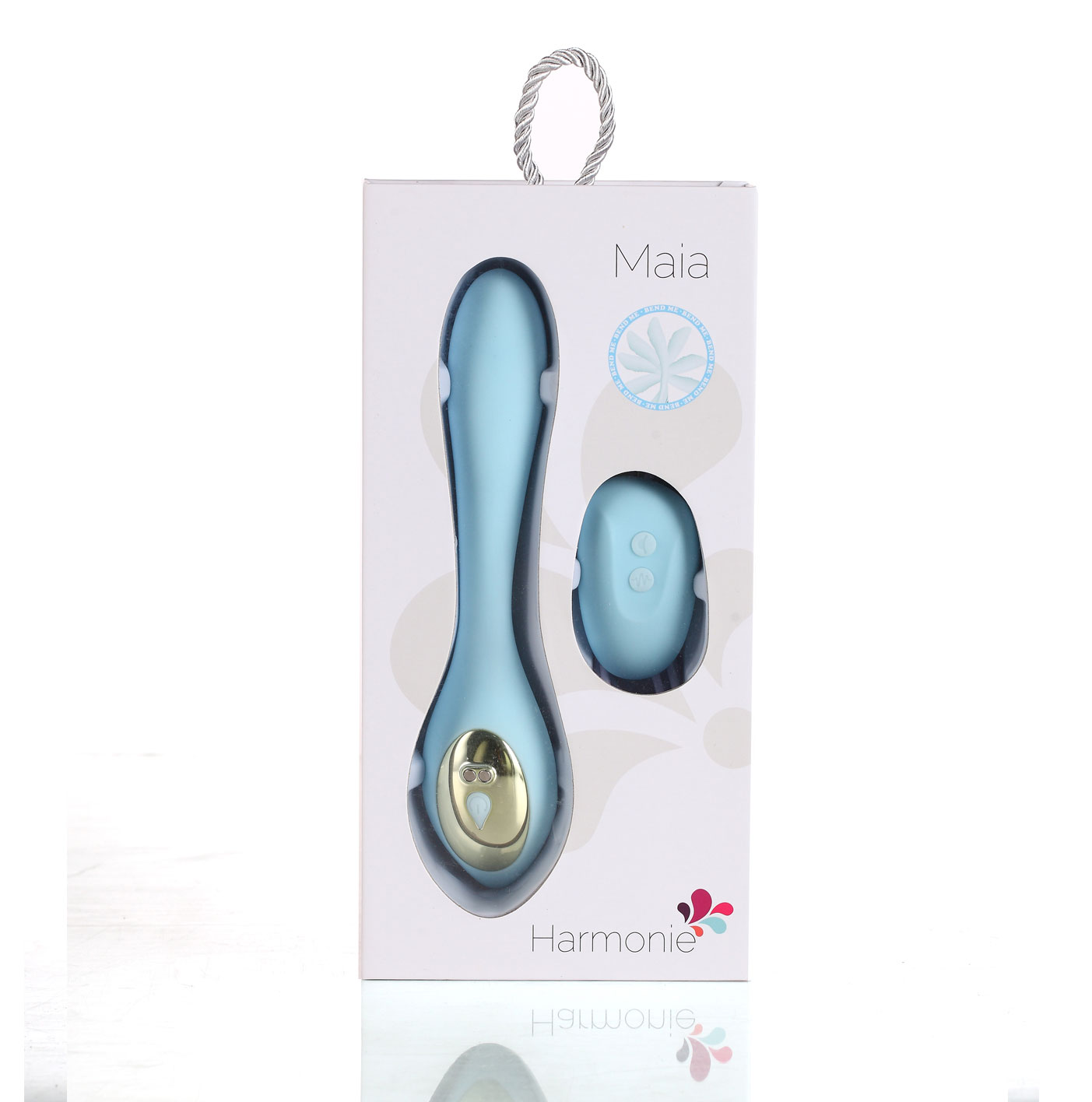 harmonie rechargeable remote silicone bendable vibrator teal harmonie rechargeable remote silicone bendable vibrator teal