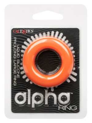 alpha liquid silicone prolong large ring orange alpha liquid silicone prolong large ring orange