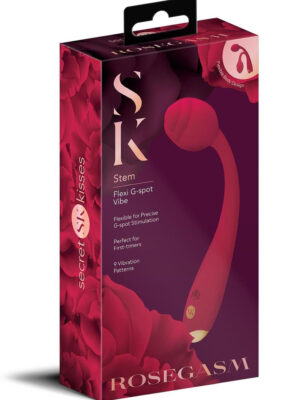 secret kisses rosegasm long stem flexi g spot vibe rose red secret kisses rosegasm long stem flexi g spot vibe rose red