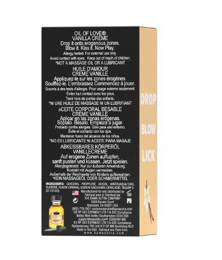 oil of love vanilla creme 0.75 fl. oz. / 22 ml