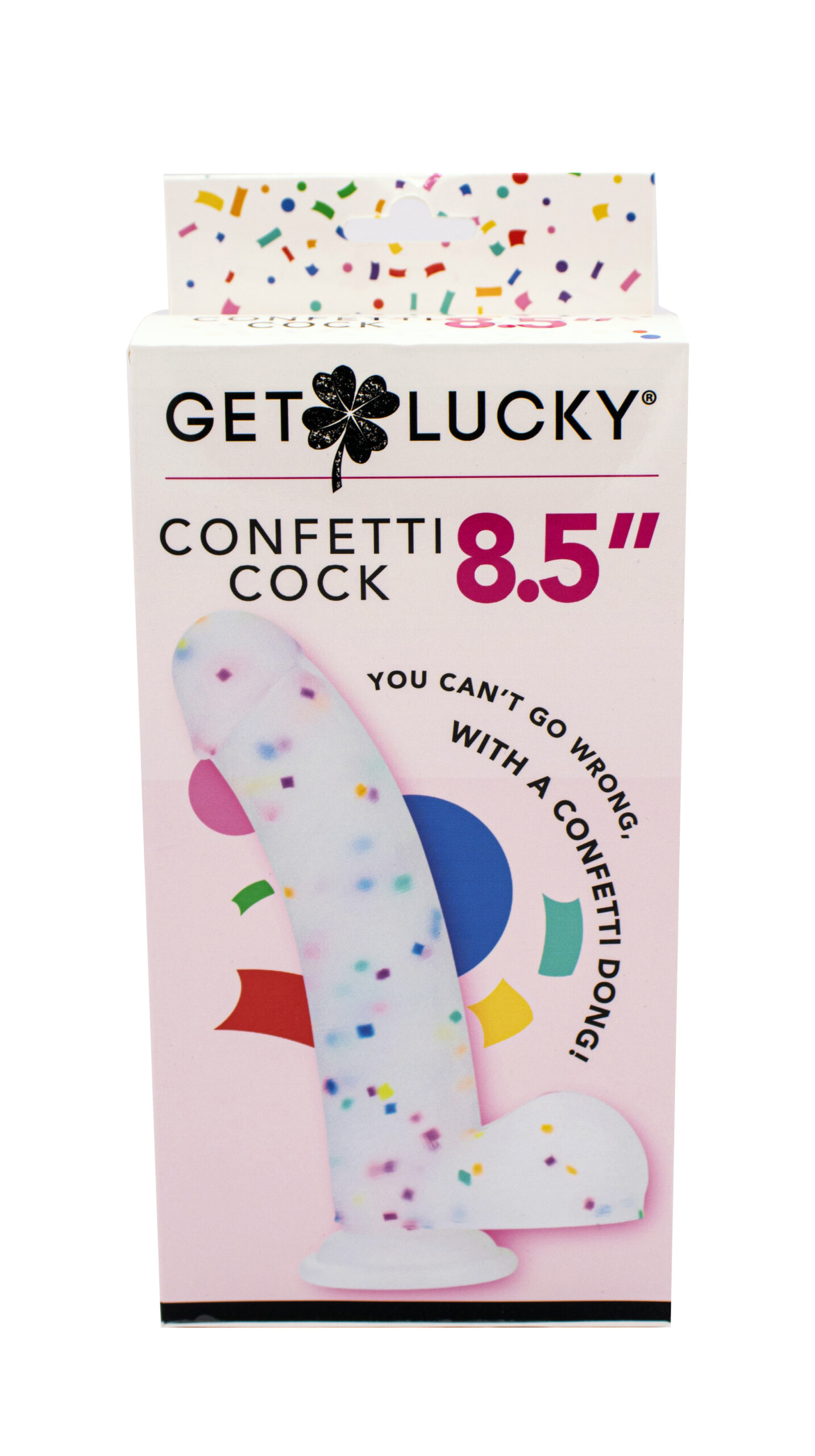8.5" confetti cock
