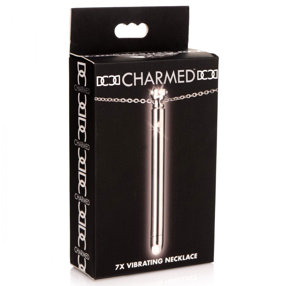 7x vibrating necklace silver