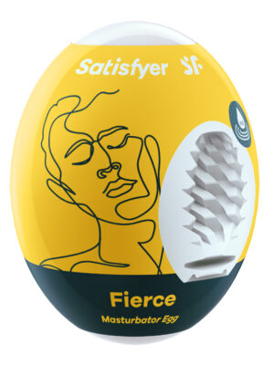 satisfyer masturbator egg fierce yellow