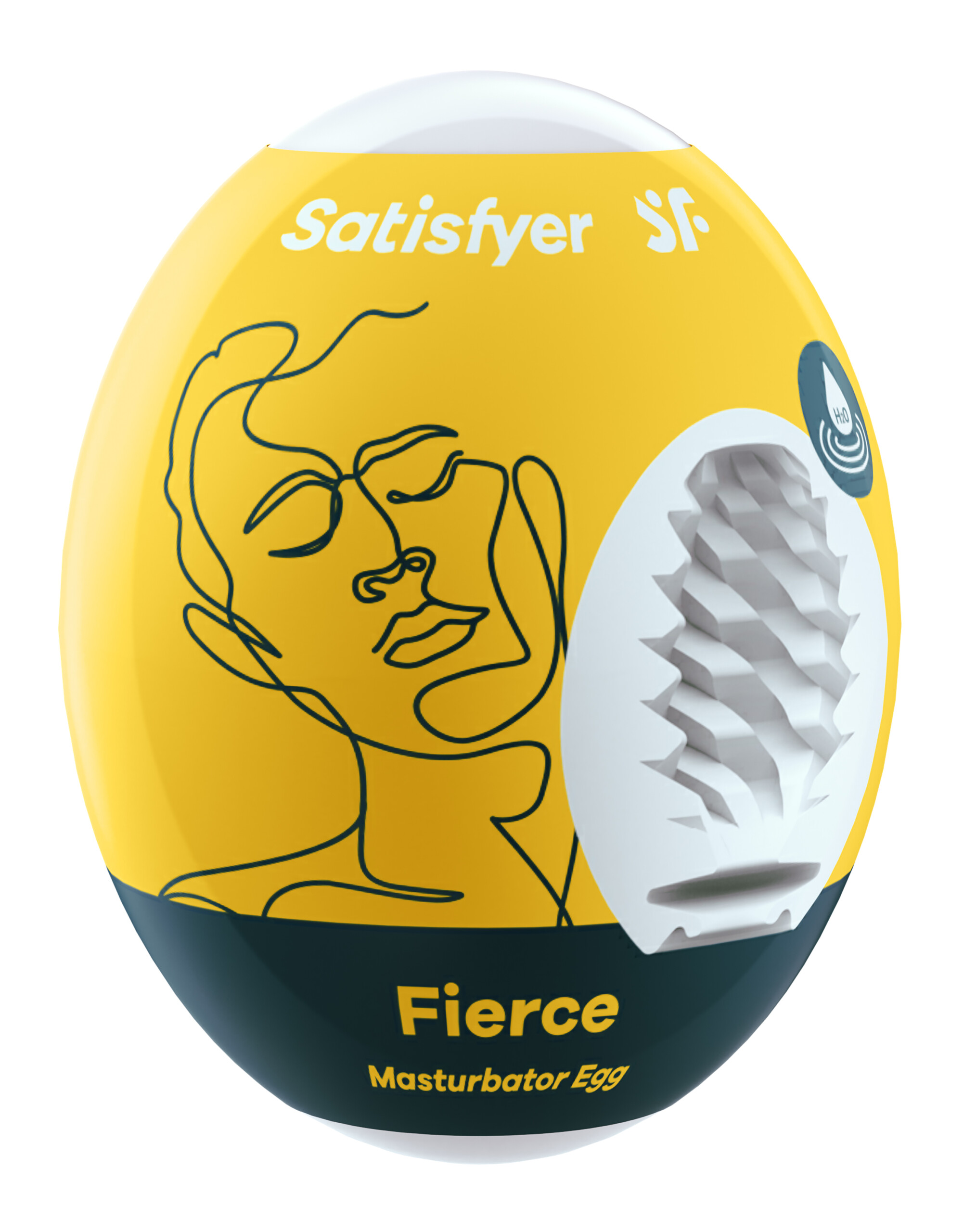 satisfyer masturbator egg fierce yellow satisfyer masturbator egg fierce yellow