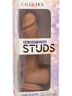 dual density silicone studs 6.25 inch brown