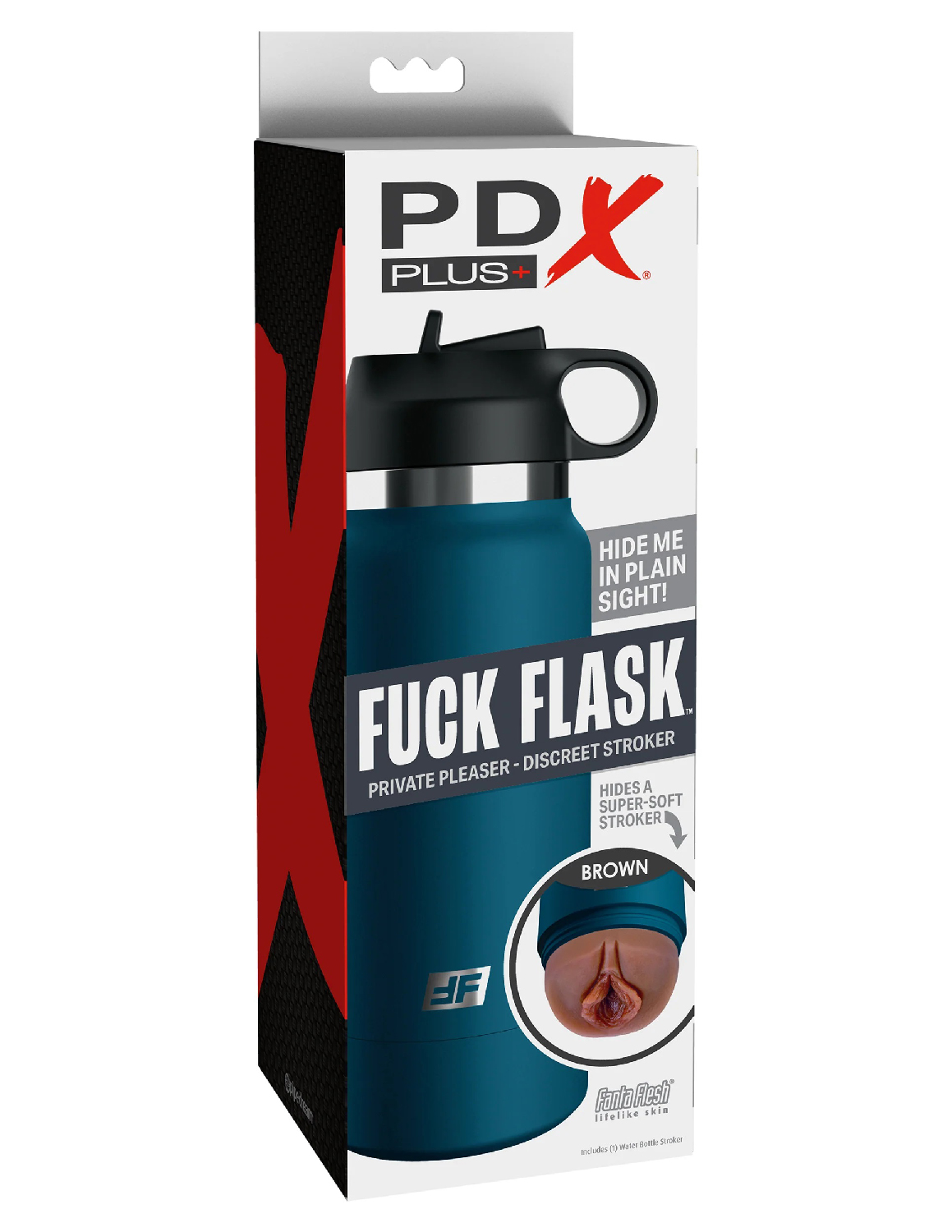 fuck flask private pleaser blue bottle brown fuck flask private pleaser blue bottle brown