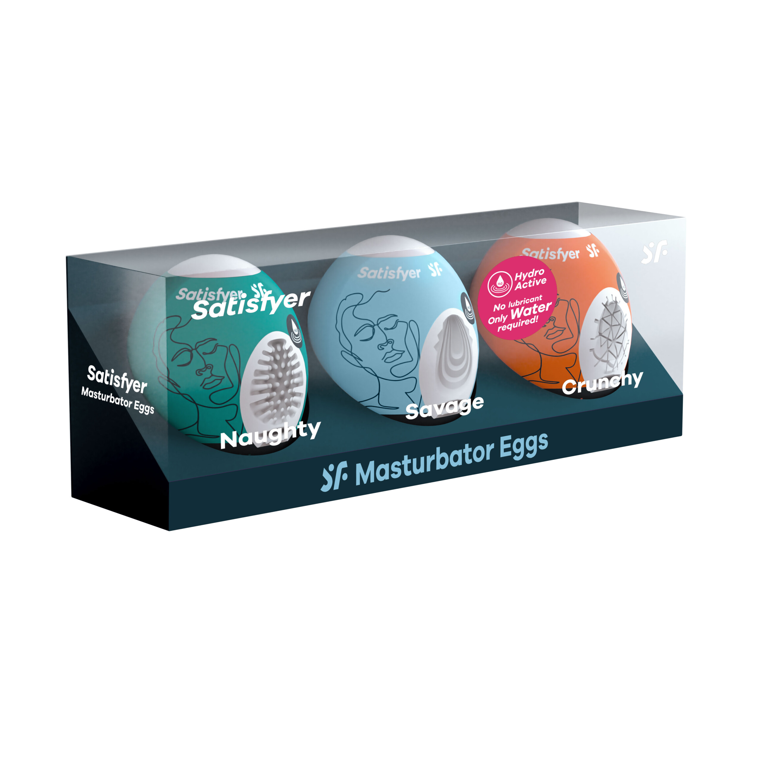 3 pc set masturbator egg naughty savage crunchy