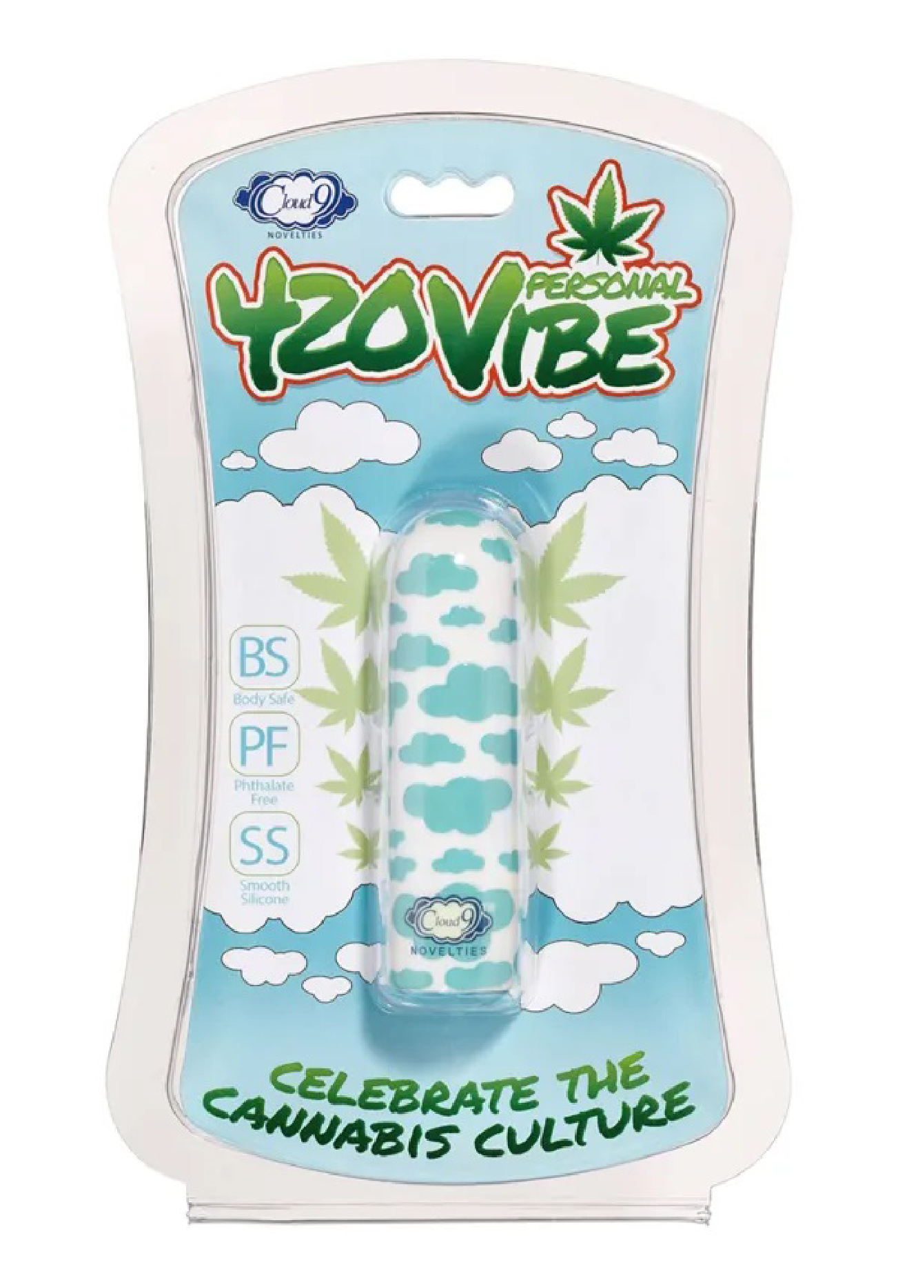 420 stubby vibe cloud white/blue