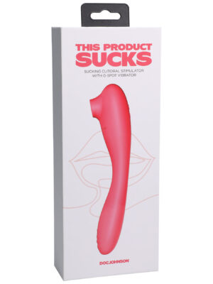 this product sucks sucking clitoral stimulator with bendable g spot vibrator pink