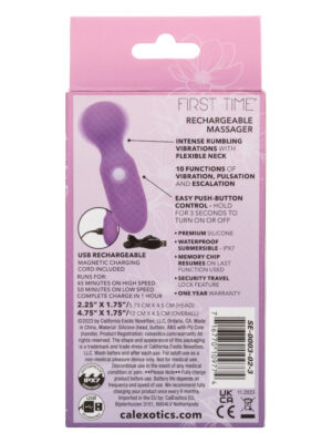 first time rechargeable massager purple first time rechargeable massager purple