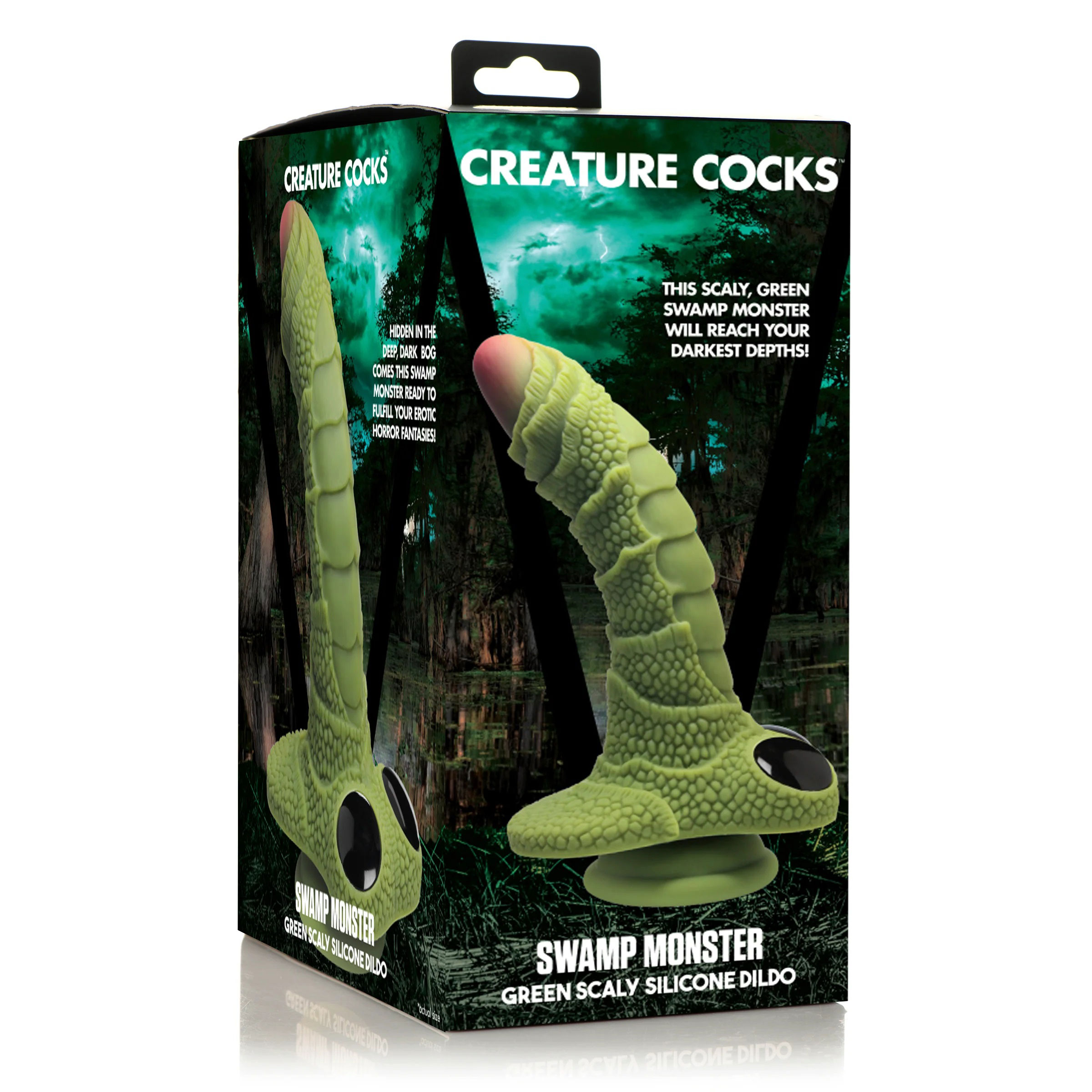 swamp monster green scaly silicone dildo swamp monster green scaly silicone dildo