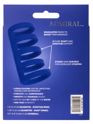 admiral xtreme cock cage blue