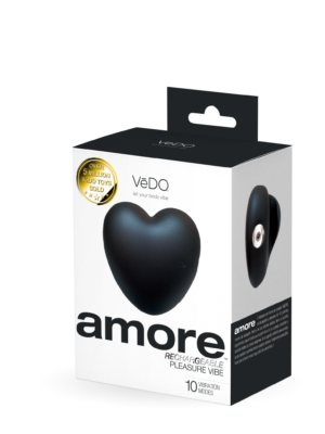 amore rechargeable pleasure vibe black