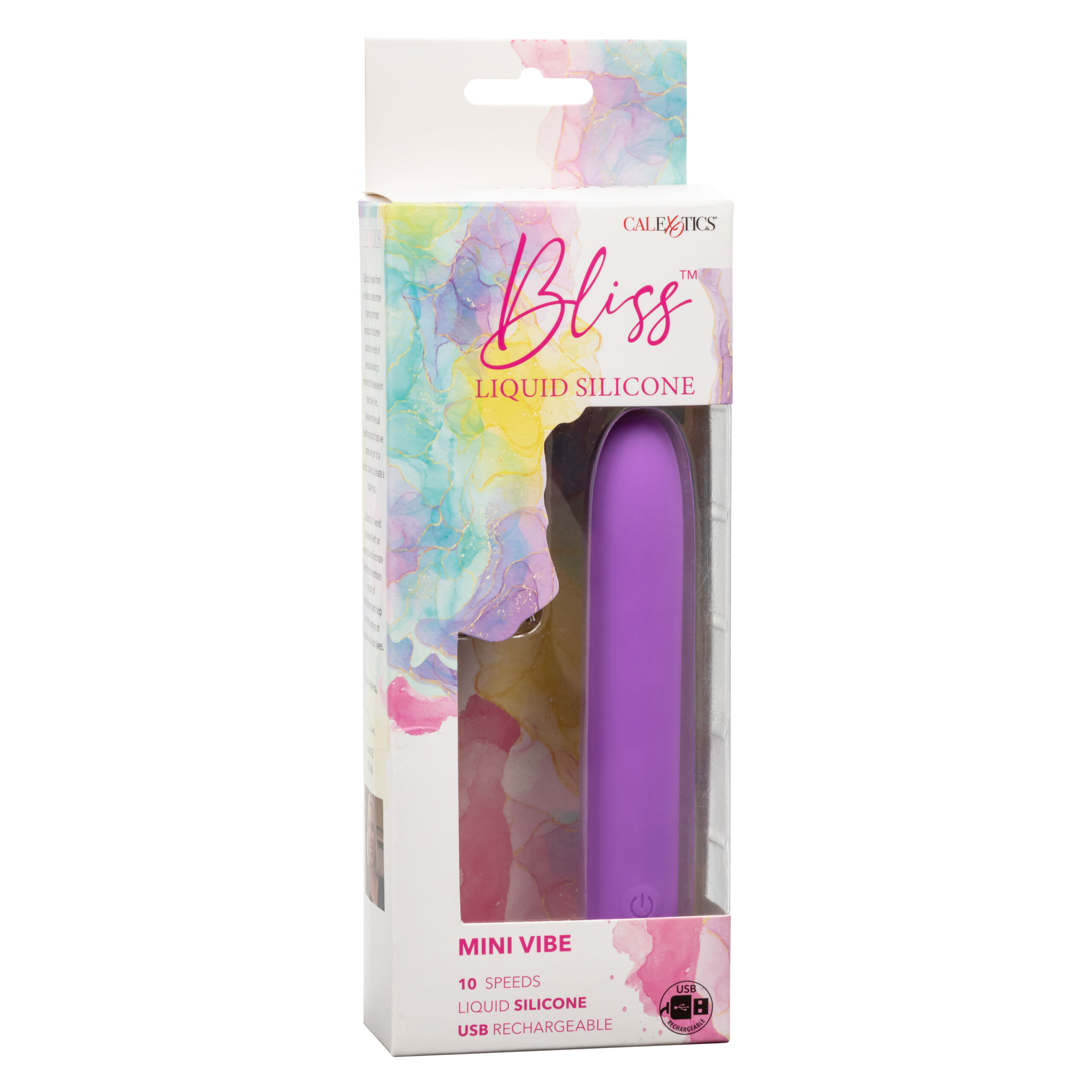 bliss liquid silicone mini g vibe purple