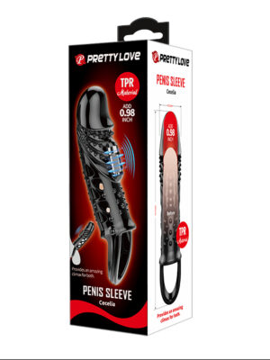 pretty love penis sleeve cecelia black