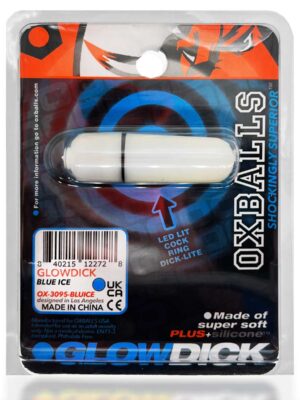 glowdick cockring with led blue ice
