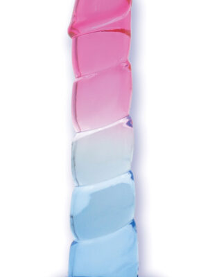 shades, 7.5" swirl jelly tpr gradient dong pink and blue shades, 7.5" swirl jelly tpr gradient dong pink and blue