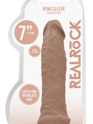 6 inch penis sleeve tan