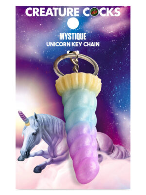 mystique unicorn keychain
