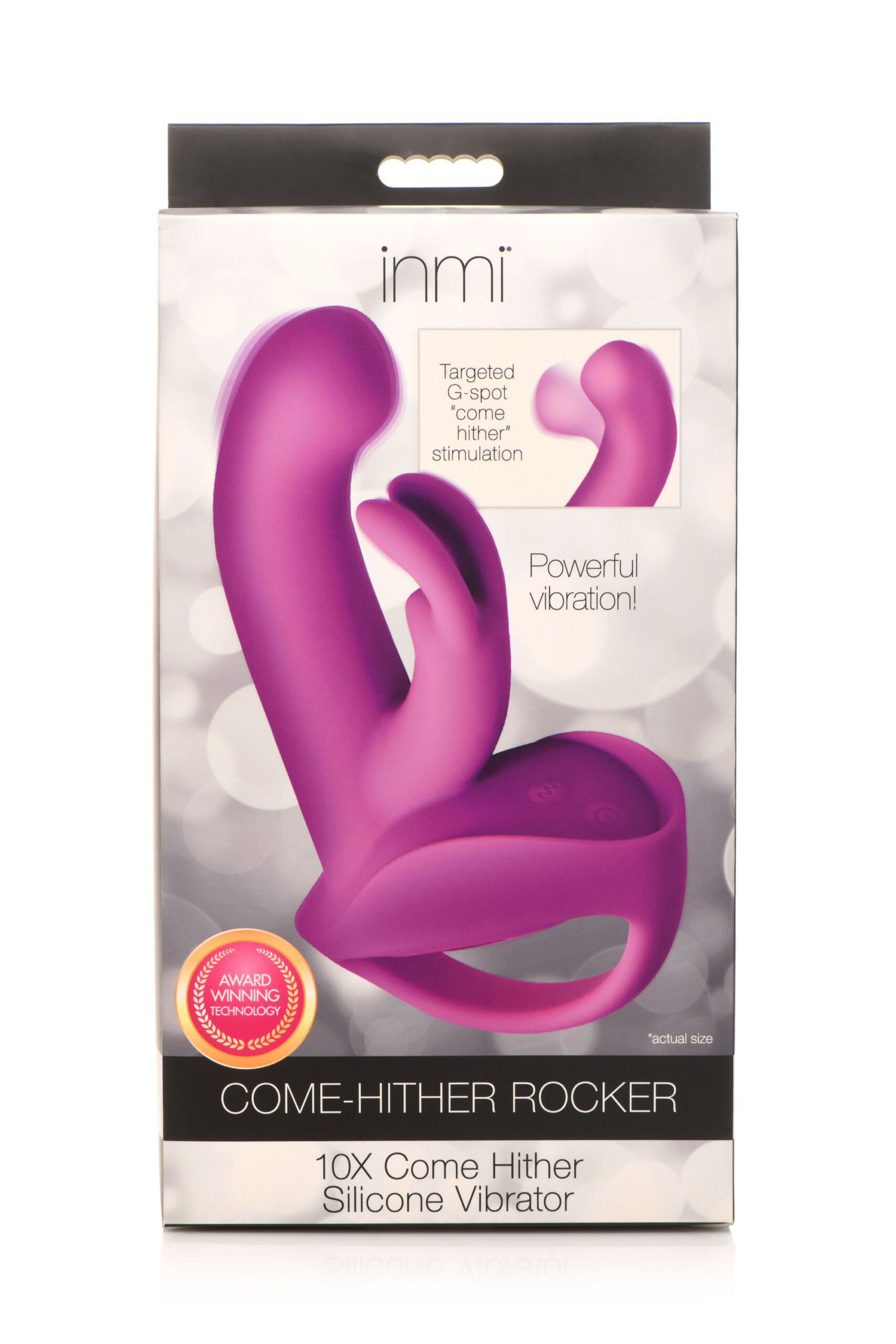 10x come hither rocket silicone vibrator purple