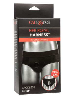 her royal harness backless brief 2xl/3xl