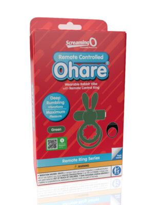 screaming o remote controlled ohare vibrating ring green screaming o remote controlled ohare vibrating ring green