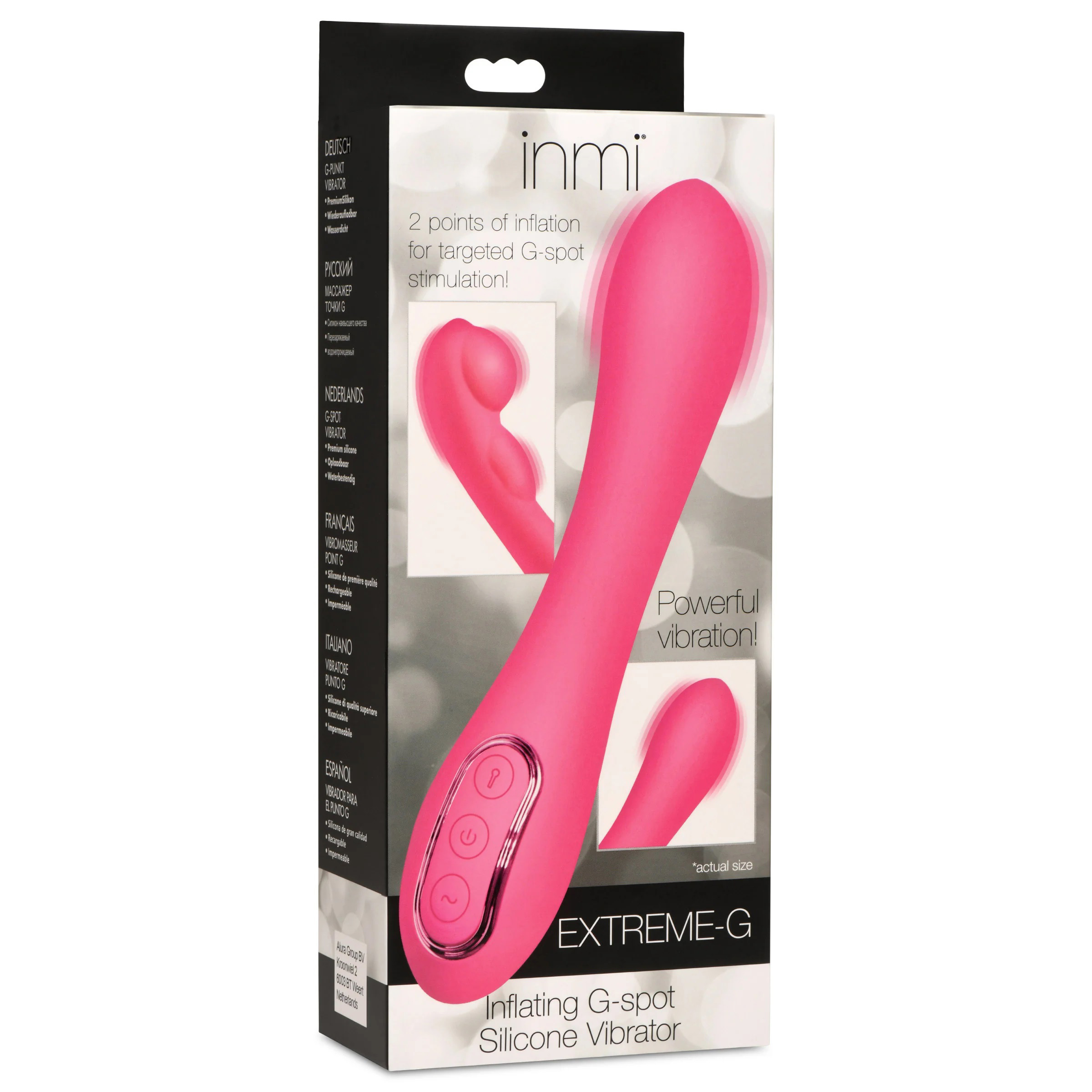 extreme g inflating g spot silicone vibrator pink extreme g inflating g spot silicone vibrator pink