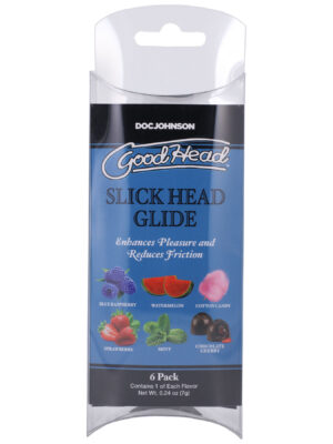 goodhead slick head glide 6 pack 0.24 oz