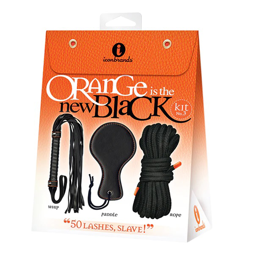 orange is the new black 50 lashes kit black/orange