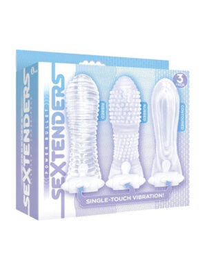 icon brands vibrating sextenders 3 pack clear