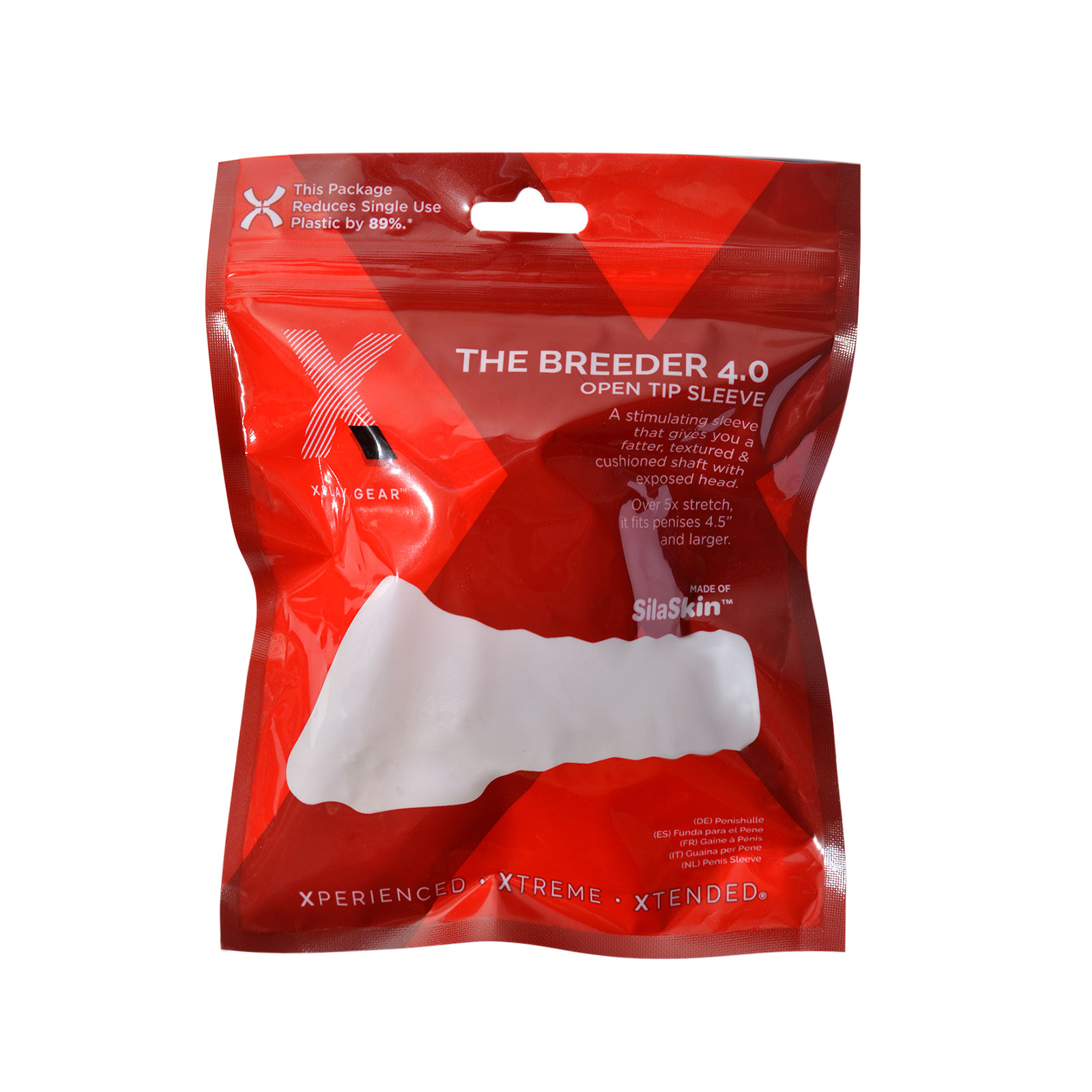 the xplay breeder 4.0 open tip sleeve clear