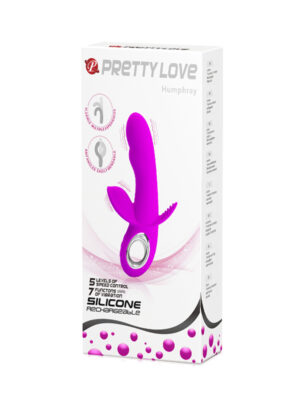 pretty love humphrey bendable front and back rabbit fuchsia