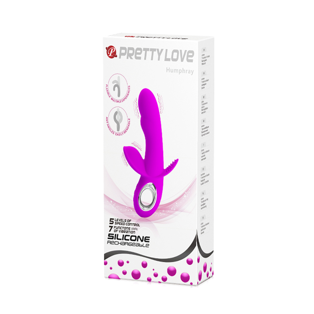pretty love humphrey bendable front and back rabbit fuchsia