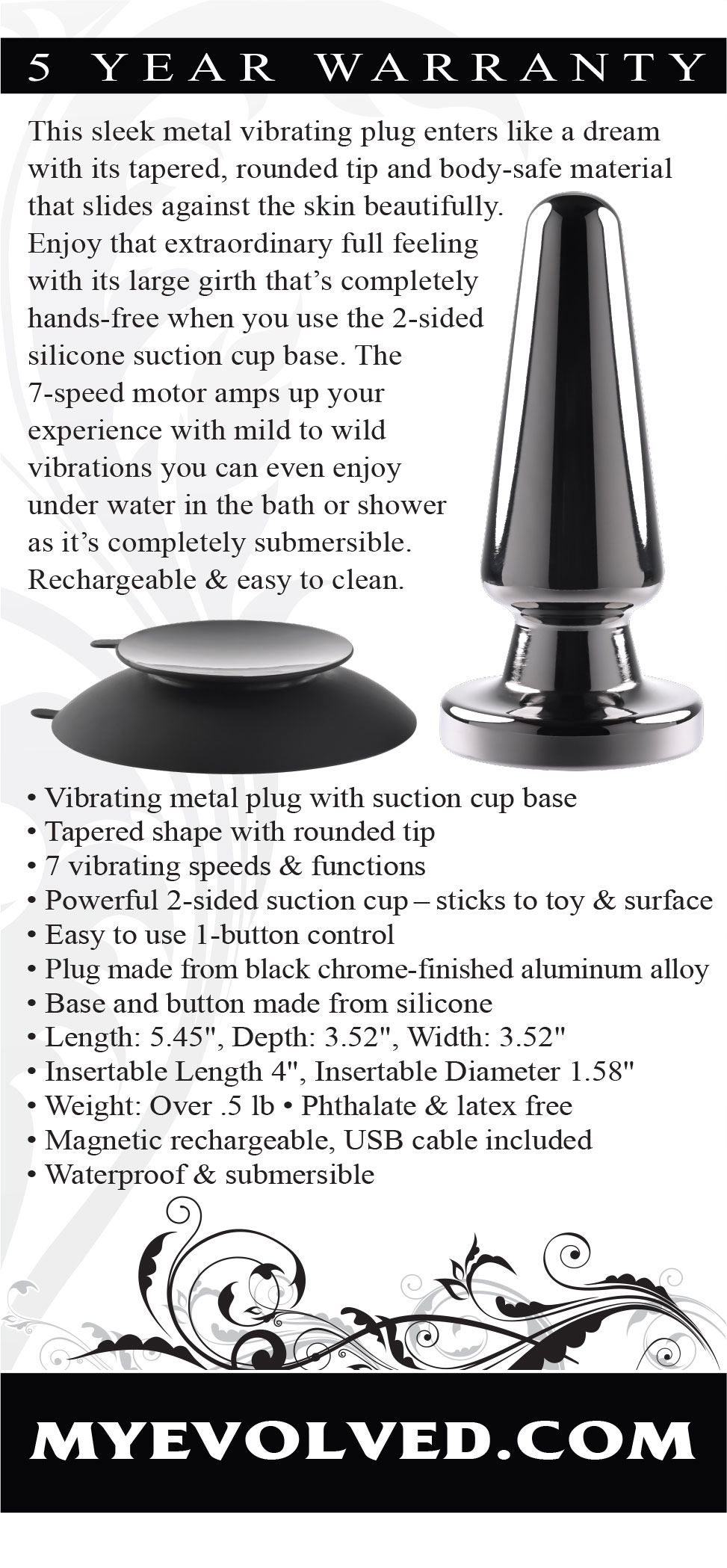 advanced metal plug black chrome advanced metal plug black chrome