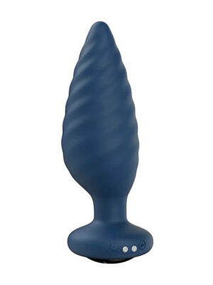 noah app controlled rotating butt plug blue