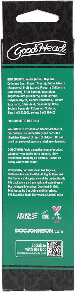 good head oral delight gel 4 oz green apple good head oral delight gel 4 oz green apple
