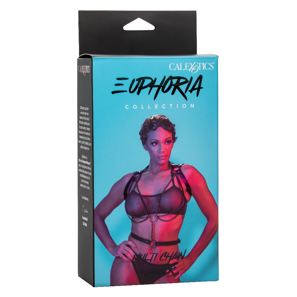 euphoria collection multi chain halter black euphoria collection multi chain halter black