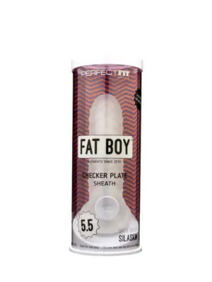 fat boy checker box sheath 5.5 in clear