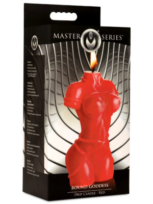 bound goddess drip candle red