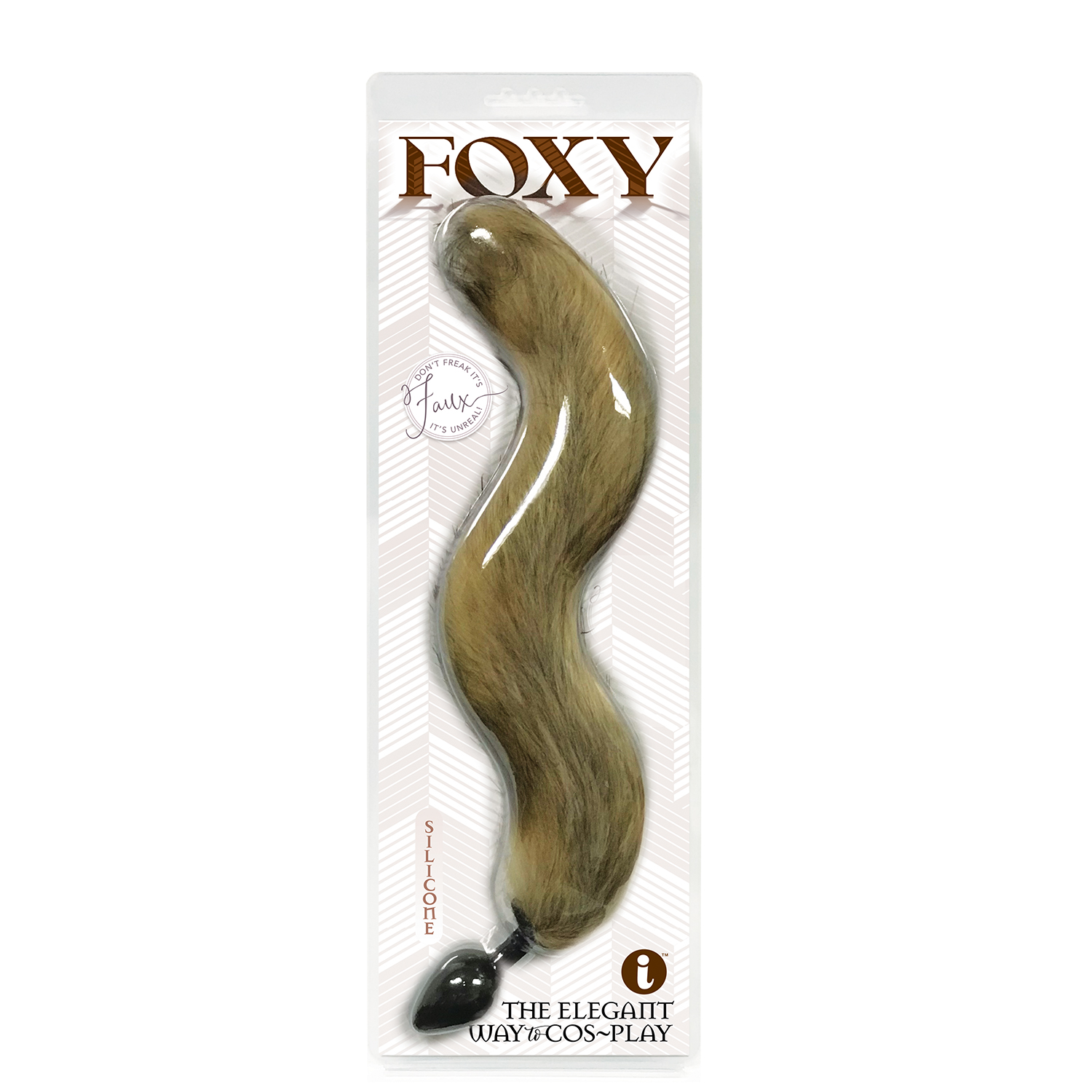 foxy fox tail silicone butt plug gold foxy fox tail silicone butt plug gold